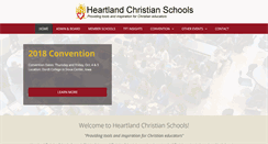 Desktop Screenshot of heartlandchristianschools.com
